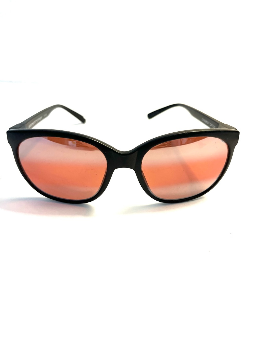 Serengeti Women’s Black Frame Sunglasses Amber Lenses